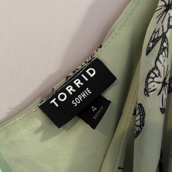 Torrid Mint Butterfly Print Camisole - Picture 2 of 3